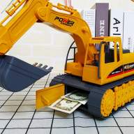 Копилка сейф с кодовым замком и купюроприемником Экскаватор Money Safe Excavator 1:16 - Копилка сейф с кодовым замком и купюроприемником Экскаватор Money Safe Excavator 1:16