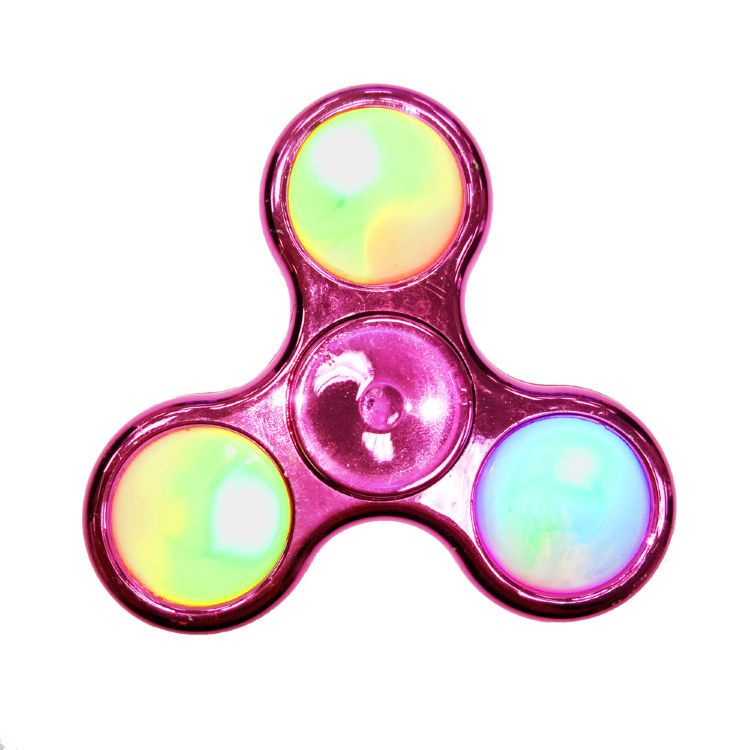 Светящийся спиннер Fidget Hand Spinner с LED подсветкой